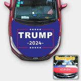 Car Hood Cover Universal Engine Protector Trump Make America Great Again 2024