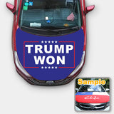 Car Hood Cover Universal Engine Protector Trump Make America Great Again 2024