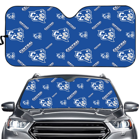 Central Connecticut State Blue Devils NCAA Car Windshield Sun Shade Universal Fit Sunshade