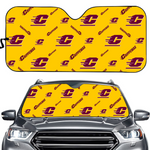 Central Michigan Chippewas NCAA Car Windshield Sun Shade Universal Fit Sunshade