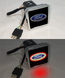 Ford Car Logo Hitch Cover LED Brake Light for Trailer