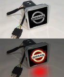 Nissan Car Logo Hitch Cover LED Brake Light for Trailer