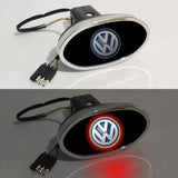 Volkswagen Car Logo Hitch Cover LED Brake Light for Trailer