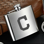 Cleveland Indians MLB Wine Liquor Matte Pot Hip Flask