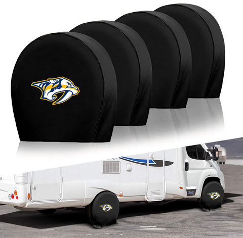 Nashville Predators NHL Tire Covers Set of 4 or 2 for RV Wheel Trailer Camper Motorhome