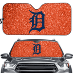 Detroit Tigers MLB Car Windshield Sun Shade Universal Fit Sunshade