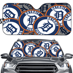 Detroit Tigers MLB Car Windshield Sun Shade Universal Fit Sunshade