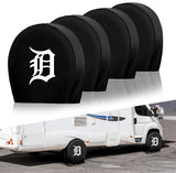 Detroit Tigers  MLB Tire Covers Set of 4 or 2 for RV Wheel Trailer Camper Motorhome
