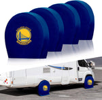 Golden State Warriors NBA Tire Covers Set of 4 or 2 for RV Wheel Trailer Camper Motorhome