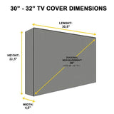 Northern Kentucky Norse NCAA Outdoor TV Cover Heavy Duty