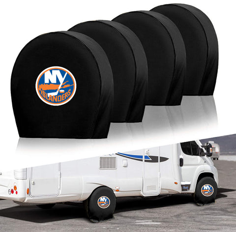 New York Islanders NHL Tire Covers Set of 4 or 2 for RV Wheel Trailer Camper Motorhome