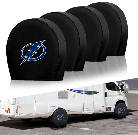 Tampa Bay Lightning NHL Tire Covers Set of 4 or 2 for RV Wheel Trailer Camper Motorhome