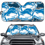 Detroit Lions NFL Car Windshield Sun Shade Universal Fit Sunshade