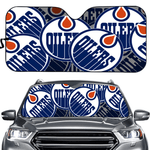 Edmonton Oilers NHL Car Windshield Sun Shade Universal Fit Sunshade