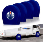 Edmonton Oilers NHL Tire Covers Set of 4 or 2 for RV Wheel Trailer Camper Motorhome