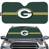 Green Bay Packers NFL Car Windshield Sun Shade Universal Fit Sunshade