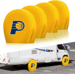 Indiana Pacers NBA Tire Covers Set of 4 or 2 for RV Wheel Trailer Camper Motorhome