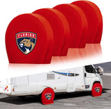 Florida Panthers NHL Tire Covers Set of 4 or 2 for RV Wheel Trailer Camper Motorhome