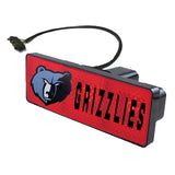 Memphis Grizzlies NBA Hitch Cover LED Brake Light for Trailer