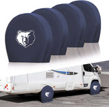 Memphis Grizzlies NBA Tire Covers Set of 4 or 2 for RV Wheel Trailer Camper Motorhome