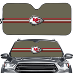 Kansas City Chiefs NFL Car Windshield Sun Shade Universal Fit Sunshade