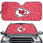 Kansas City Chiefs NFL Car Windshield Sun Shade Universal Fit Sunshade