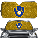 Milwaukee Brewers MLB Car Windshield Sun Shade Universal Fit Sunshade