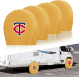 Minnesota Twins MLB Tire Covers Set of 4 or 2 for RV Wheel Trailer Camper Motorhome