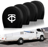 Minnesota Twins MLB Tire Covers Set of 4 or 2 for RV Wheel Trailer Camper Motorhome