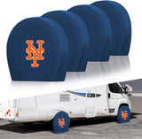 New York Mets MLB Tire Covers Set of 4 or 2 for RV Wheel Trailer Camper Motorhome