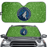 Minnesota Timberwolves NBA Car Windshield Sun Shade Universal Fit Sunshade