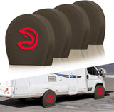 Atlanta Hawks NBA Tire Covers Set of 4 or 2 for RV Wheel Trailer Camper Motorhome