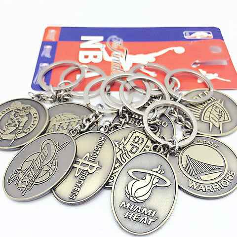 NBA Basketball Team Logo Keychain Key Chain Pendant Key Rings