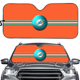 Miami Dolphins NFL Car Windshield Sun Shade Universal Fit Sunshade