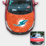 Miami Dolphins NFL Car Auto Hood Engine Cover Protector