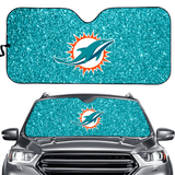 Miami Dolphins NFL Car Windshield Sun Shade Universal Fit Sunshade