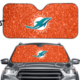 Miami Dolphins NFL Car Windshield Sun Shade Universal Fit Sunshade