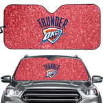 Oklahoma City Thunder NBA Car Windshield Sun Shade Universal Fit Sunshade