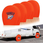 Oklahoma City Thunder NBA Tire Covers Set of 4 or 2 for RV Wheel Trailer Camper Motorhome