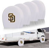 San Diego Padres MLB Tire Covers Set of 4 or 2 for RV Wheel Trailer Camper Motorhome