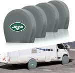 New York Jets NFL Tire Covers Set of 4 or 2 for RV Wheel Trailer Camper Motorhome