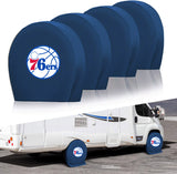 Philadelphia 76ers NBA Tire Covers Set of 4 or 2 for RV Wheel Trailer Camper Motorhome
