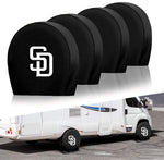 San Diego Padres MLB Tire Covers Set of 4 or 2 for RV Wheel Trailer Camper Motorhome