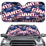 New York Giants NFL Car Windshield Sun Shade Universal Fit Sunshade