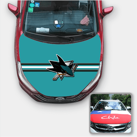 San Jose Sharks NHL Car Auto Hood Engine Cover Protector