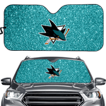 San Jose Sharks NHL Car Windshield Sun Shade Universal Fit Sunshade