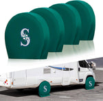 Seattle Mariners MLB Tire Covers Set of 4 or 2 for RV Wheel Trailer Camper Motorhome