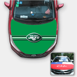New York Jets NFL Car Auto Hood Engine Cover Protector