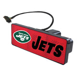 New York Jets NFL Hitch Cover LED Brake Light for Trailer