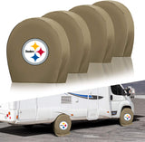 Pittsburgh Steelers NFL Tire Covers Set of 4 or 2 for RV Wheel Trailer Camper Motorhome